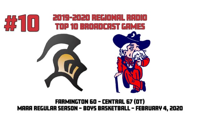 2019-2020 Regional Radio Top 10 Broadcast Games #10: MAAA Boys Basketball – Central 67 vs. Farmington 60 (OT)