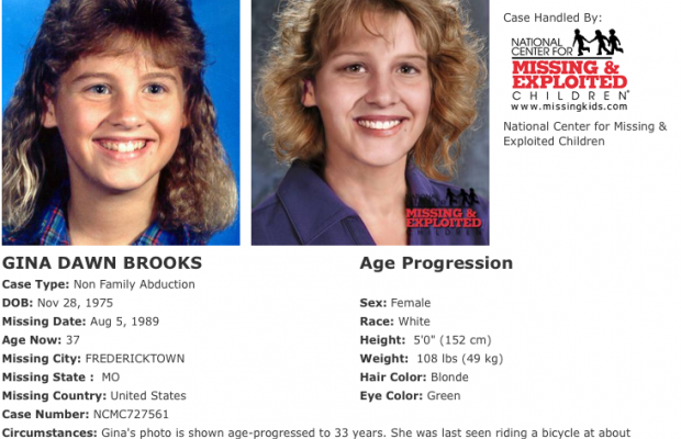 Over Three Decades Now Since Fredericktown Girl Disappeared