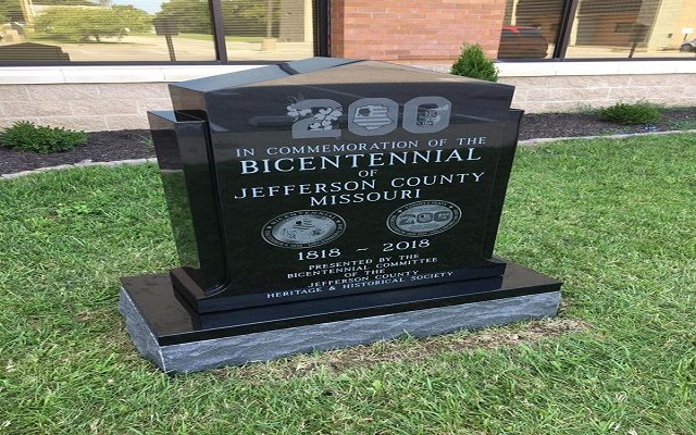 Jefferson County Bicentennial Monument Placed in Hillsboro