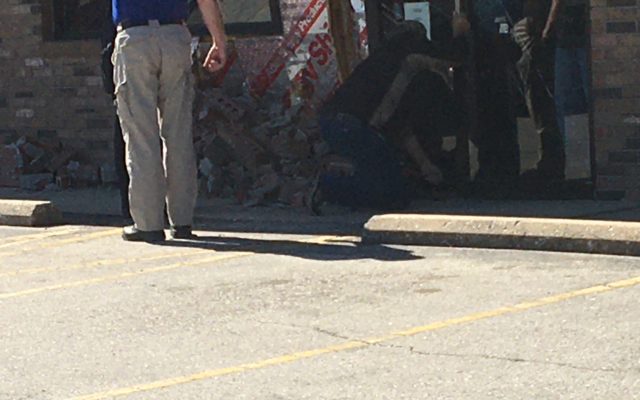 Clean Up Underway After Vehicle Crashes into the Front of Herculaneum Business