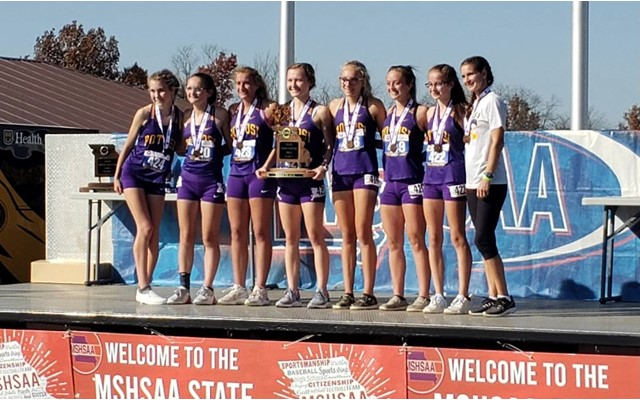 Potosi Girls Cross Country Takes 3rd at Class 3 State Meet