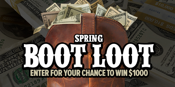 Spring Boot Loot Cash Giveaway