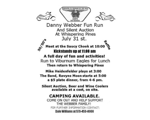 Danny Webber Fun Run And Silent Auction