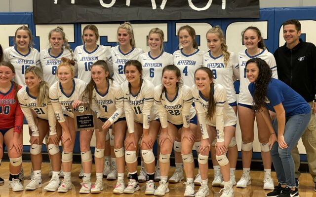 Jefferson beats Grandview for volleyball district title on KJFF