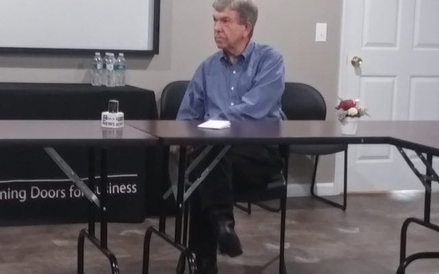 Several Topics Covered by Senator Blunt as He Visits Four Local Communities