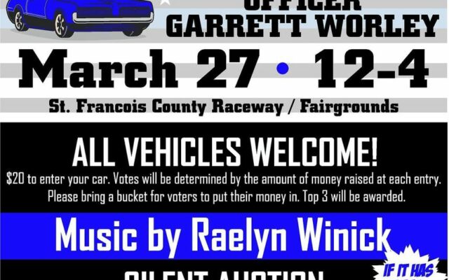 St. Francois County Raceway to Host Benefit Car Show for Injured Bonne Terre Police Officer