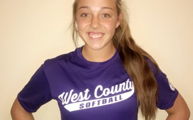 West County’s Gracie Wright Applebees of Farmington Athlete of the Week