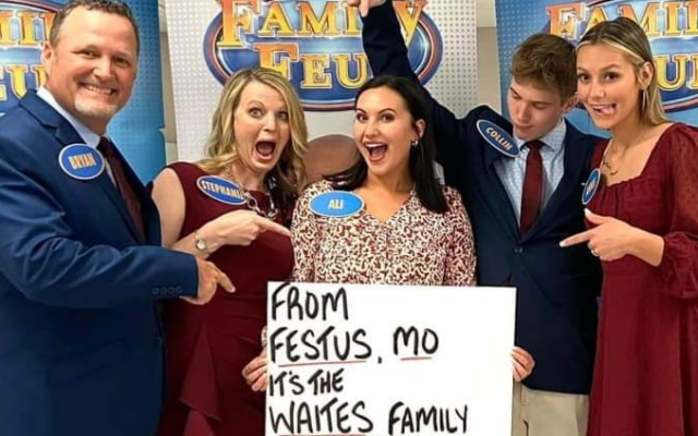 The Waites on Family Feud later this month