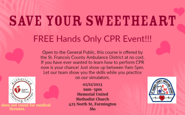 Save your Sweetheart CPR Event in Farmington
