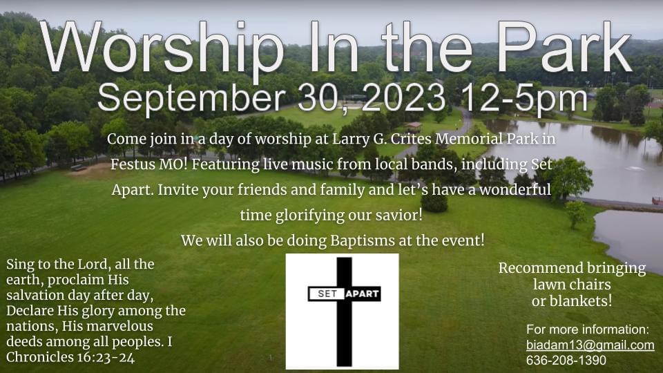 <h1 class="tribe-events-single-event-title">Worship in the Park</h1>