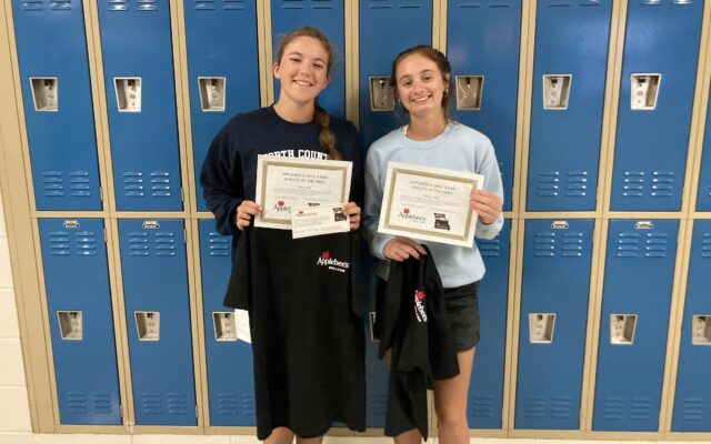 Allie Scott and Kinley Tracy are Athletes of the Week