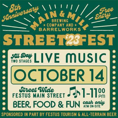 Main & Mill Brewing Streetfest on October 14th