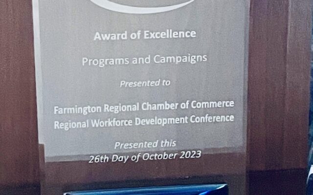 Farmington Chamber Honored At The State Level