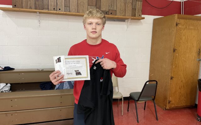 St. Pius Wrestler Dawson Litterall is Athlete of the Week
