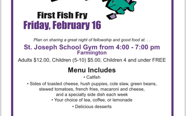St Joseph Catholic Church Fish Fry in Farmington