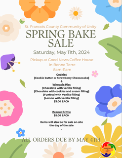 <h1 class="tribe-events-single-event-title">Community of Unity Bake Sale</h1>