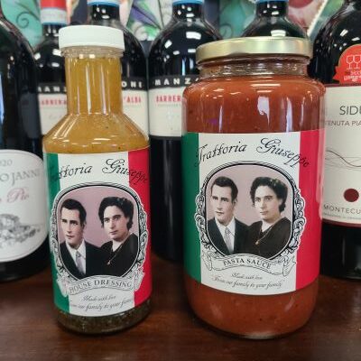 Trattoria Guiseppe Now Selling Their Homemade Sauce And Dressing